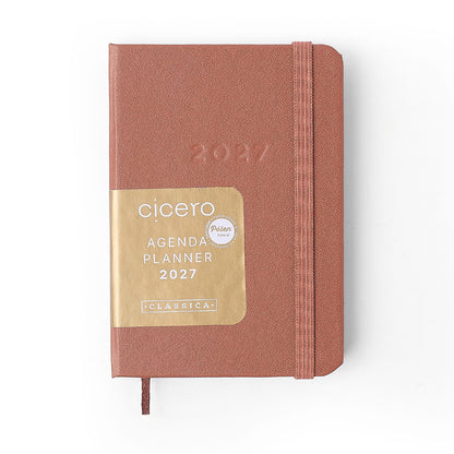Agenda Planner 2027 - Cícero - Clássica Caramelo - Semanal 9x13