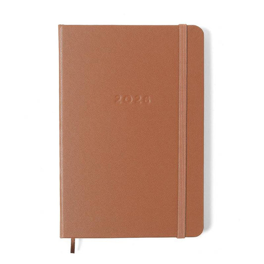 Planner 2026 - Cicero - Clássica - Semanal Anotações 14x21 - Caramelo