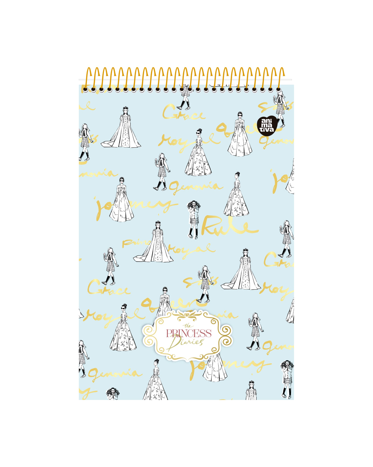Caderno de Anotações - Animativa - Diário da Princesa - 101mm x 150mm - 80Fls - detalhe