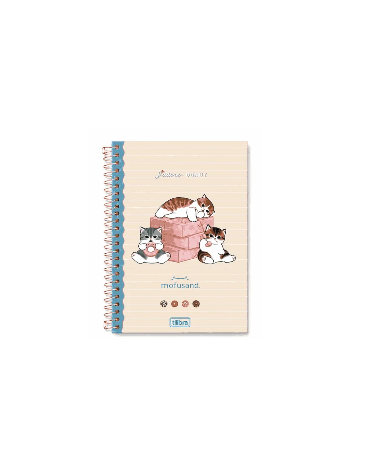 Caderno A6 - Tilibra - Mofusand - 110mm x 154mm - 80Fls - em uso