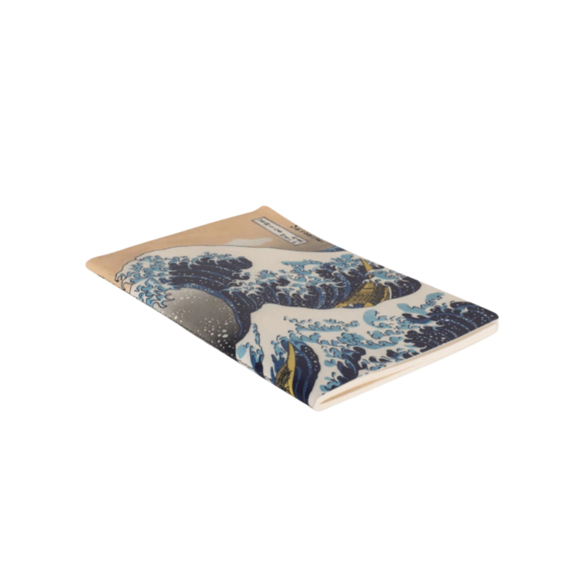 Journal - Folk Books - A Grande Onda - Pautado - 13,5 x 20cm - 64Fls - lateral