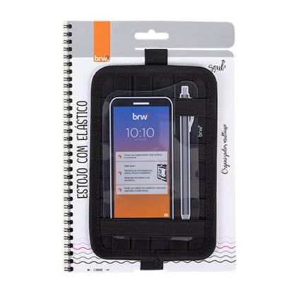 Estojo - BRW - Nylon - Multi Elástico - Preto