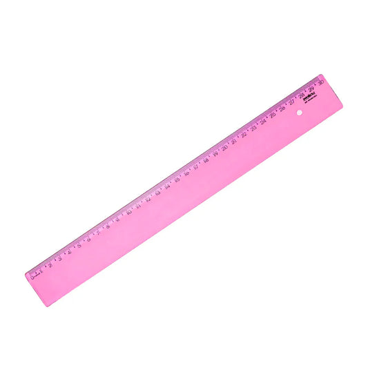Régua - Maxcril - 30cm - Rosa