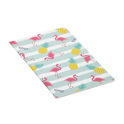 Caderneta Grampeada - BRW - Enjoy Flamingos - 120x180mm - 40 Fls