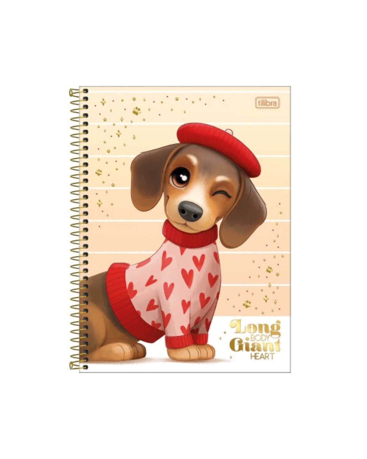 Caderno Colegial Espiral - Tilibra - Brownie The Dog - 60Fls