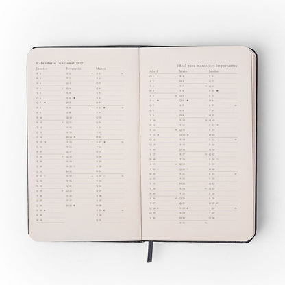 Agenda Planner 2027 - Cícero - Veredas Verde - Semanal Anotações 9x15,5
