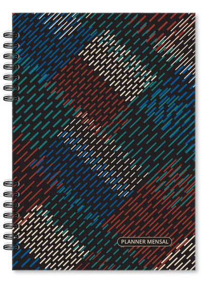 Planner Compacto mensal Traços Fina Ideia