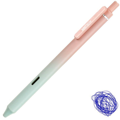 Caneta Gel Retrátil Writech Gradient 0.7mm Tinta Azul W-0171