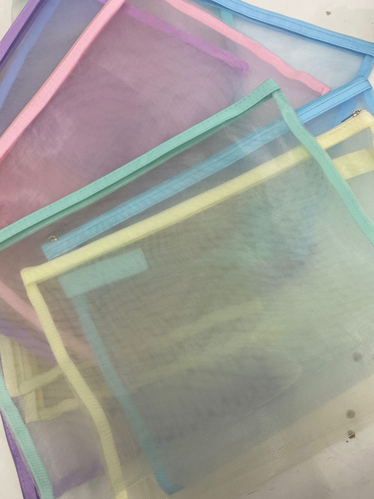 Bag Telinha Universitária - Papelaria Unicórnio - Pastel - Live