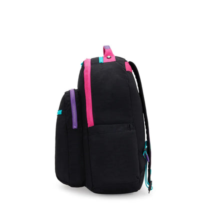 Mochila - Kipling - Seoul - Black Fun C