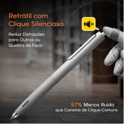Caneta Gel Retrátil Writech Space Up 0.5mm Tinta Preta W-0154
