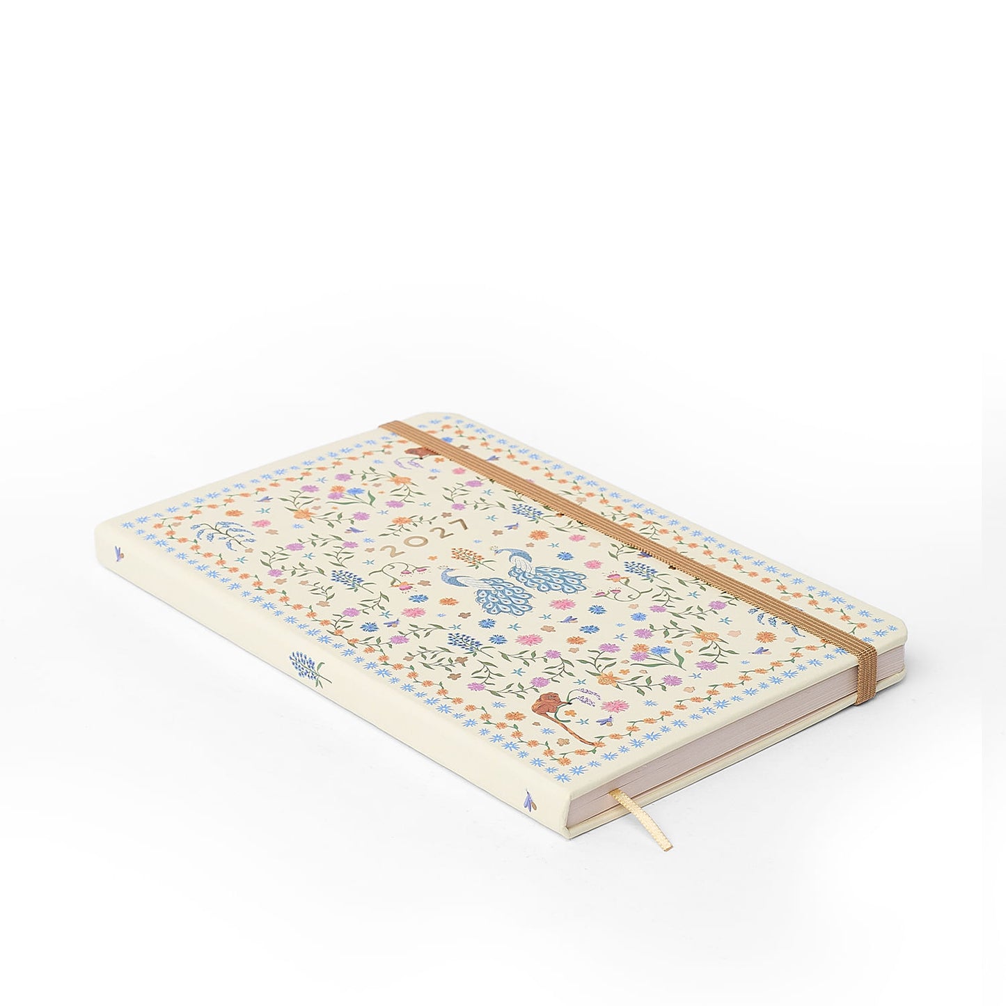 Agenda Planner 2027 - Cícero - Relicário Realeza Off White - Semanal Anotações 14x21