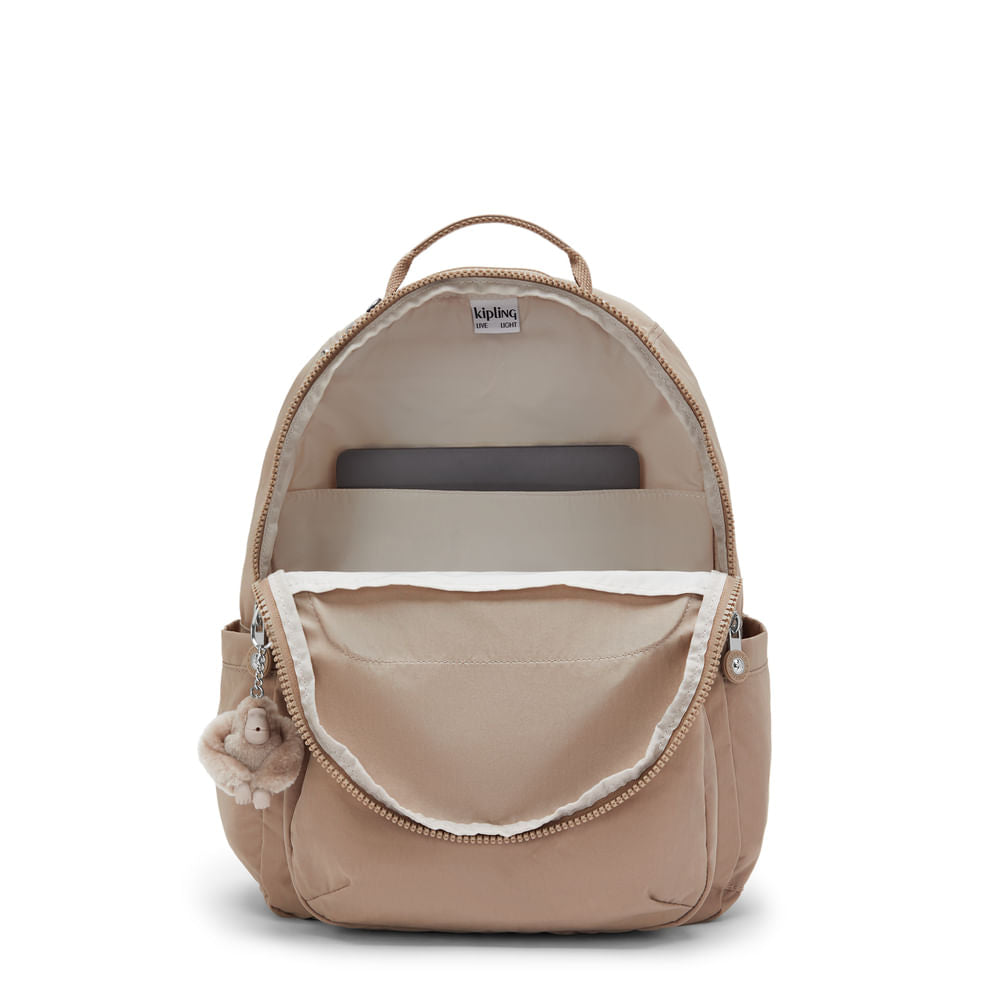 Mochila - Kipling - Seoul - Tan Beige