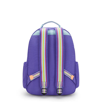 Mochila - Kipling - Seoul - Iris Purp Fun C