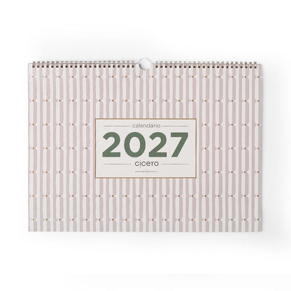 Calendário de Parede 2027 - Cícero - Veredas - A3