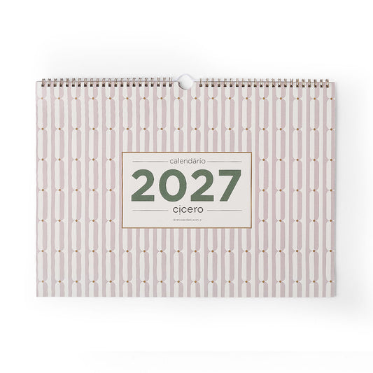 Calendário de Parede 2027 - Cícero - Veredas - A3
