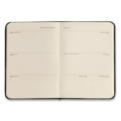 Agenda Planner 2027 - Cícero - Melissa Mini Bloomy Pistache - Semanal 9x13
