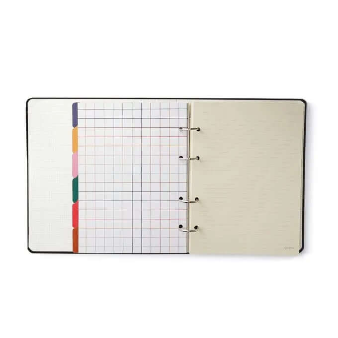 Caderno Criativo Argolado - Cícero -  Trama Pautado 17x24cm Teia