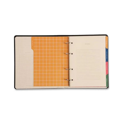 Planner Argolado 2025 - Cícero - Ateliê Semanal Notas A5 Off White