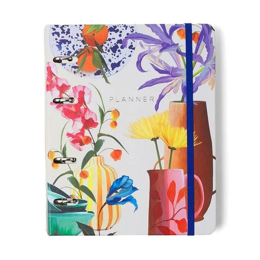 Planner Argolado 2025 - Cícero - Ateliê Semanal Notas A5 Off White