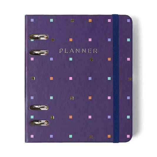 Planner Argolado 2025 - Cícero - Bossa Nova A6 Pontos Azul