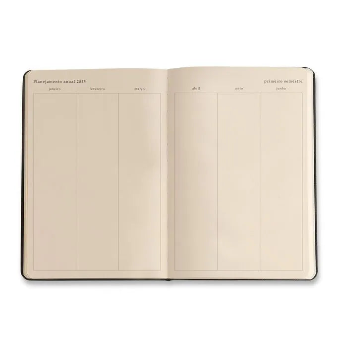 Planner 2025 - Cícero - Astral Semanal 14x21 Maré Off White