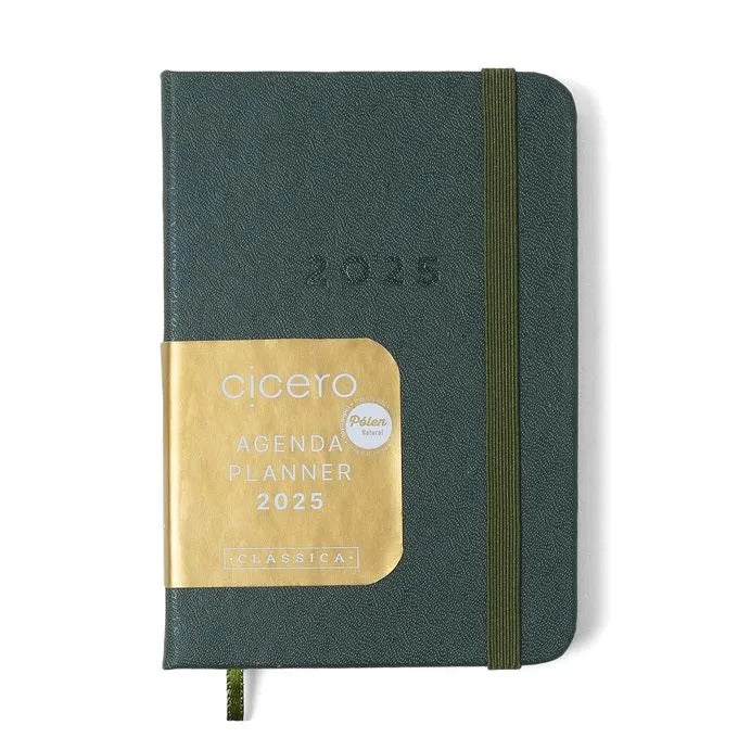 Planner 2025 - Cícero - Clássico Semanal 9x13 Verde Oliva