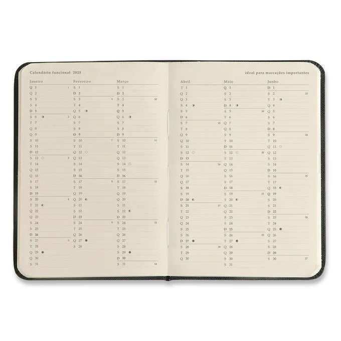 Planner 2025 - Cícero - Bossa Nova Semanal 9x13 Pontos Azul