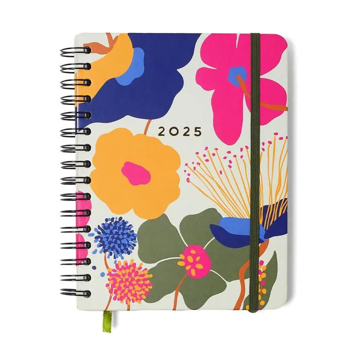 Planner Wire-O 2025 - Cícero - Pólen A5 Semanal Notas c/ Divisórias Aromas Off White