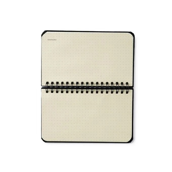 Planner Wire-O 2025 - Cícero - Bossa Nova Semanal Office 15,5x9 Pontos Off White