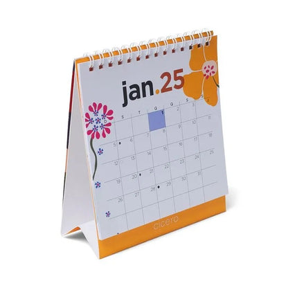 Calendário de Mesa 2025 - Cícero - Pólen Aromas Azul 13x15cm