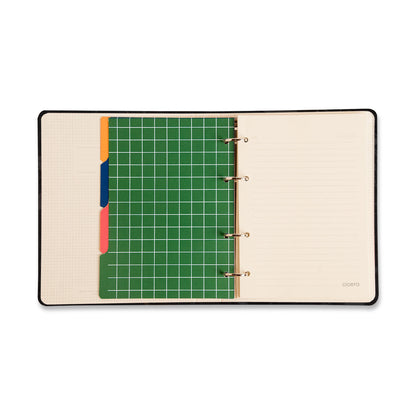 Caderno Criativo Argolado - Cícero - Libélulas Pautado & Pontado A5