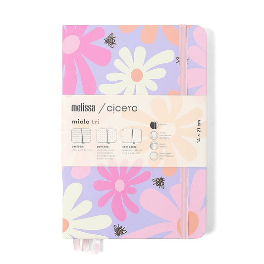 Caderneta - Cícero - Melissa Miolo Tri 14x21 Color Bloomy