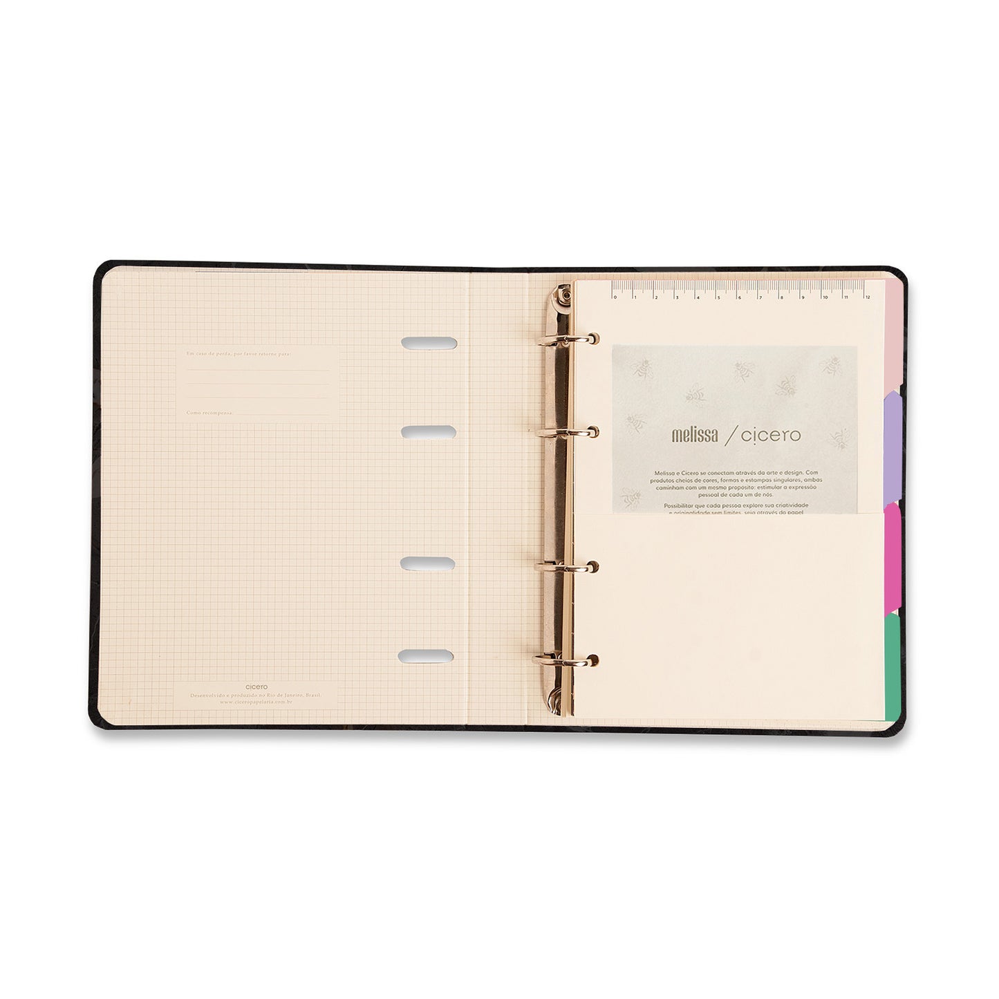 Caderno Criativo Argolado - Cícero - Melissa Pautado & Pontado A5