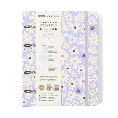 Caderno Criativo Argolado - Cícero - Melissa Pautado & Pontado A5