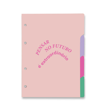 Caderno Criativo Argolado - Cícero - Melissa A5 Block Bloomy