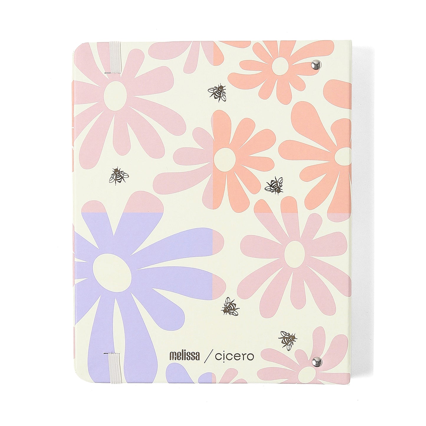 Caderno Criativo Argolado - Cícero - Melissa A5 Block Bloomy
