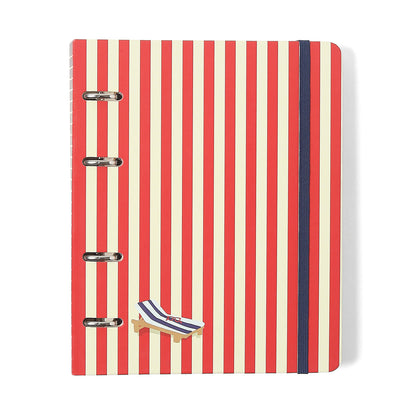 Caderno Criativo Argolado - Cícero - Praia Pautado & Pontado A5