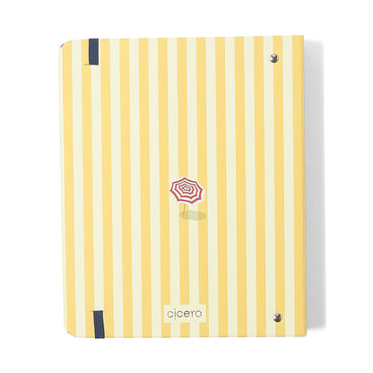 Caderno Criativo Argolado - Cícero - Praia Pautado & Pontado A5