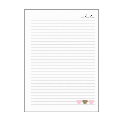 Caderno Colegial Argolado - Molin - Black Heart - Capa Dura - 80 Folhas