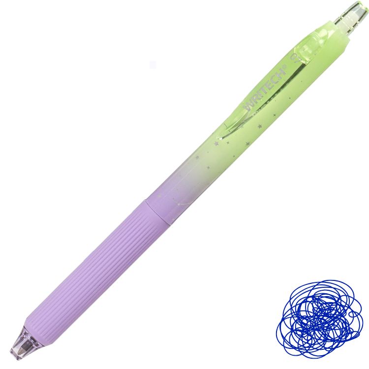 Caneta Gel Retrátil Nebula Writech 0.7mm Tinta Azul W-0163