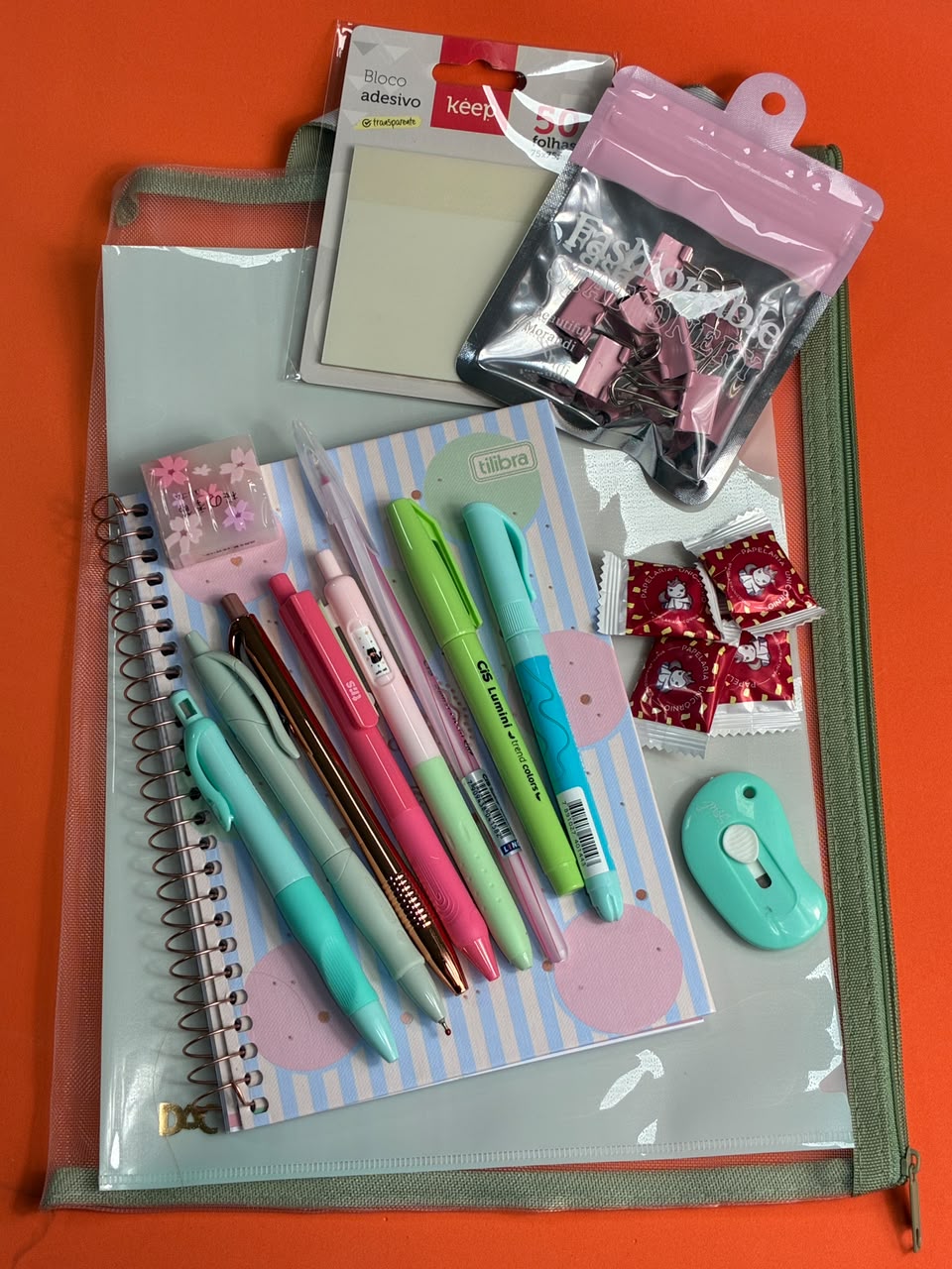 Bags da Equipe - Papelaria Unicórnio - em uso