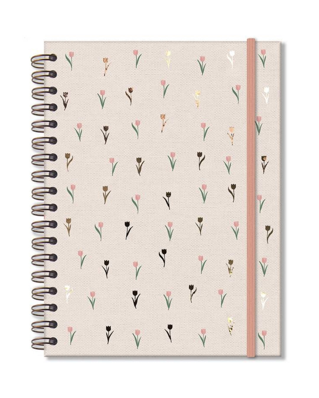 Caderno Colegial - Fina Ideia - Tulipas - 173mm X 235mm - 80Fls