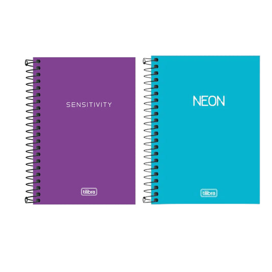 Caderno A6 - Tilibra - Neon - Sem Pauta - 110mm x 154mm - 80Fls