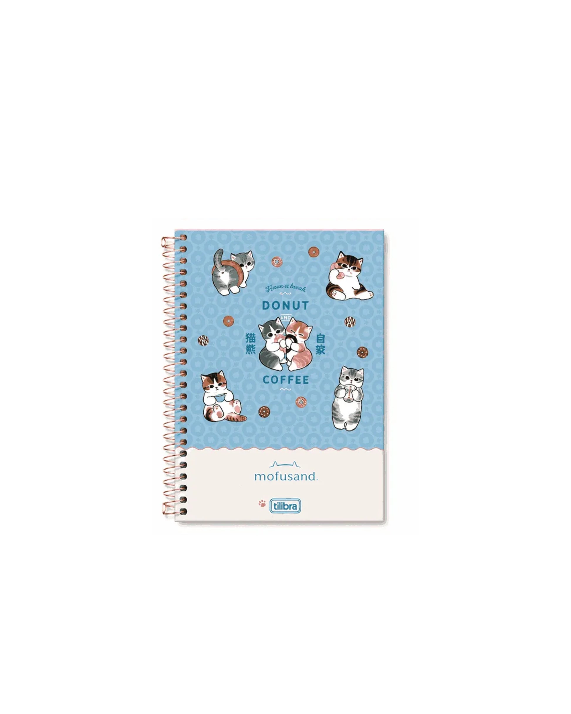 Caderno A6 - Tilibra - Mofusand - 110mm x 154mm - 80Fls - lateral