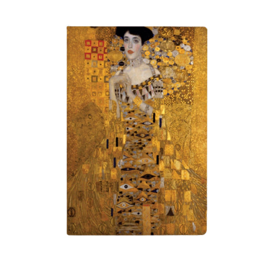 Journal - Folk Books - A Dama Dourada - Sem Pauta - 13,5 x 20cm - 64Fls - frente