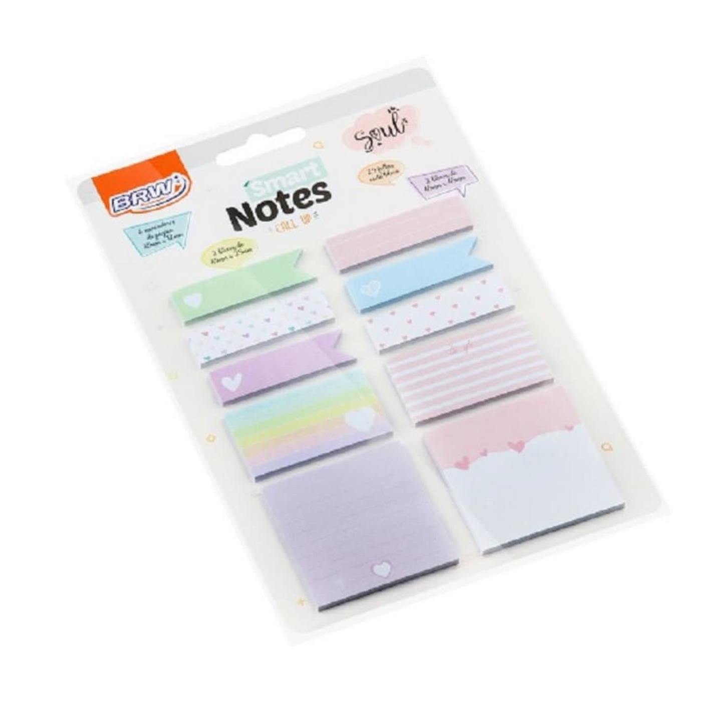 Bloco de Notas - Smart Notes - BRW - Call Up - 10 Blocos - 25 Fls