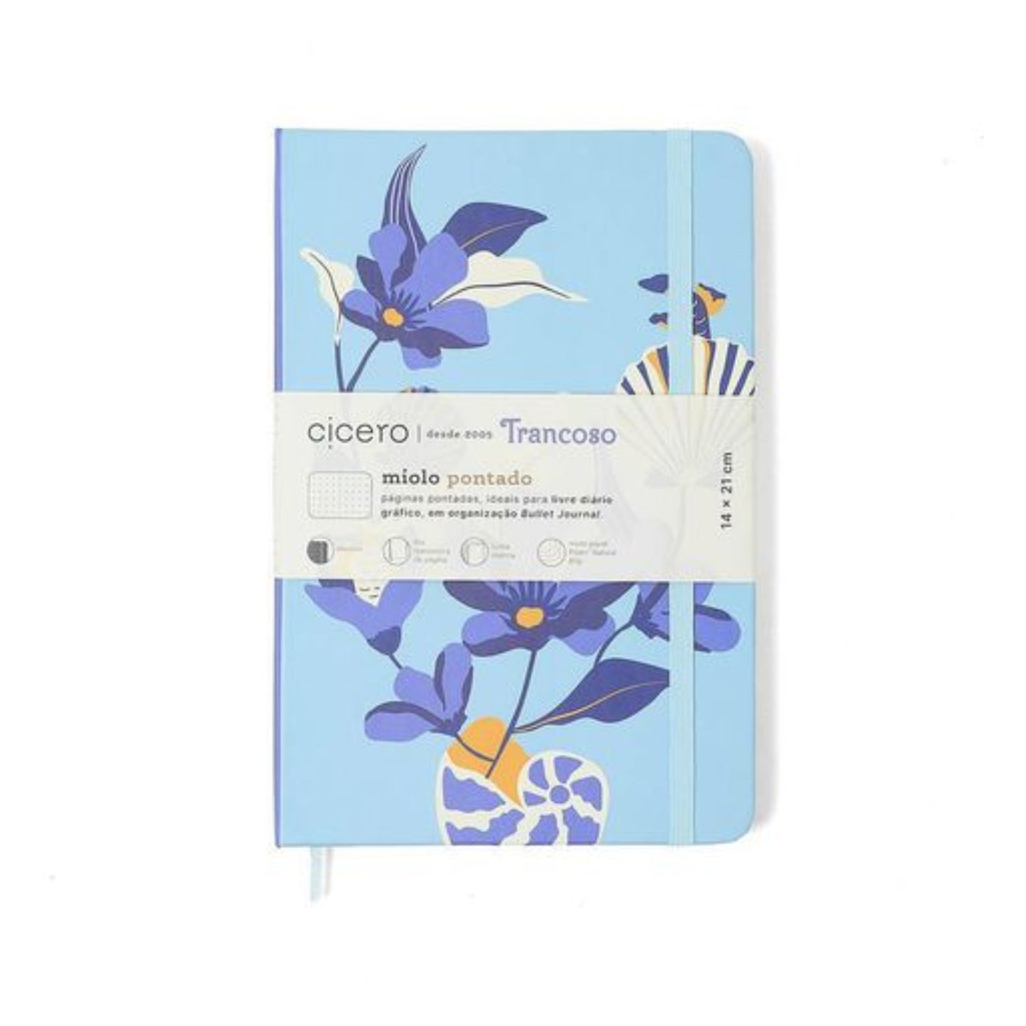 Caderneta - Cícero - Trancoso - Pontado 14X21 - Buquê de Sal