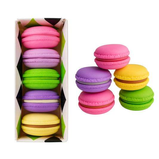 Borracha - Macarons - Estojo c/ 5 unidades