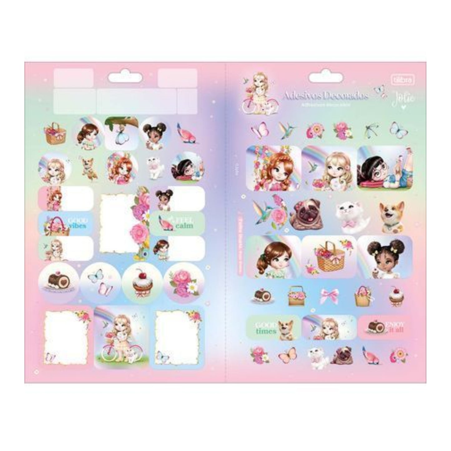 Adesivos Decorados - Tilibra - Jolie Baby - 145mmx 232mm